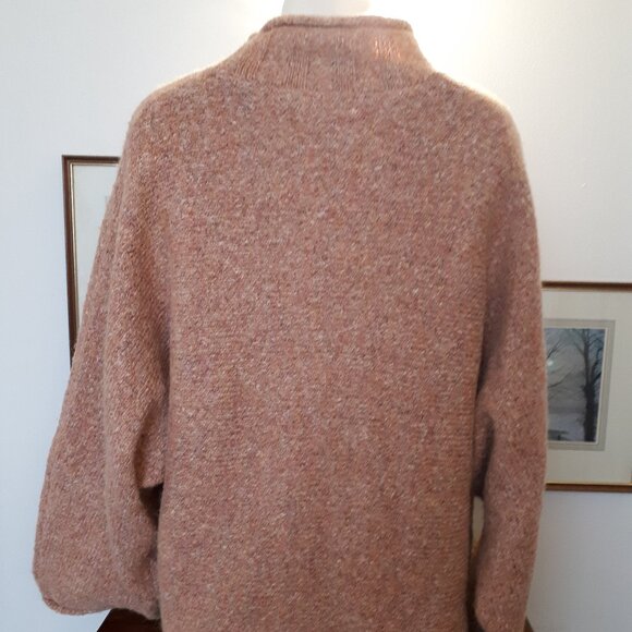 Sweater - William Rast - Peachy Color - Sz. L Cotton/Wool Blend - Picture 4 of 5